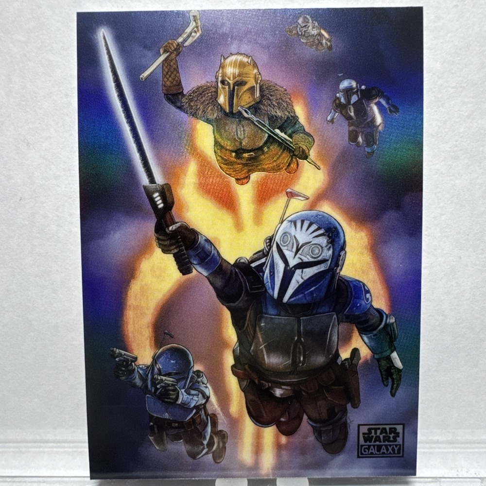 For Mandalore 2023 Topps Chrome Star Wars Galaxy Refractor #28 Bo-Katan Card